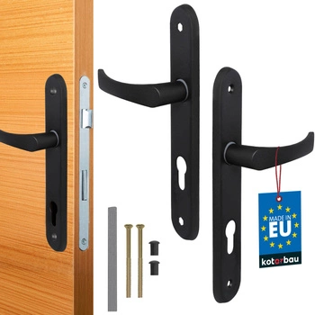 Sada kľučiek dverí 72 čierna