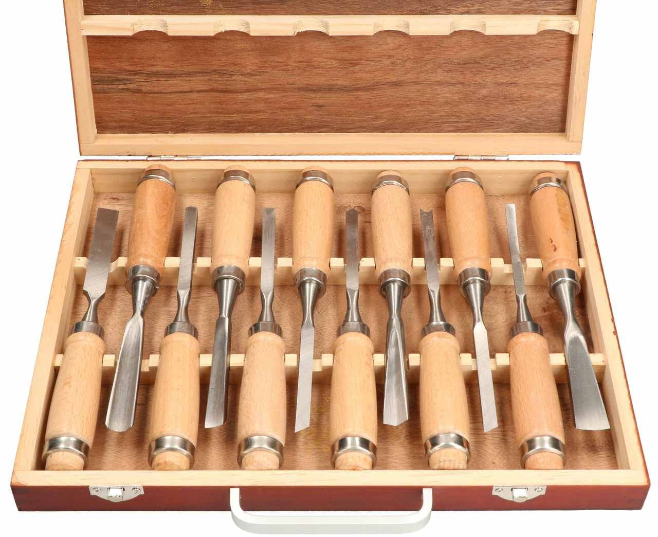 Rezbárske a stolárske dláta sada 12 ks.