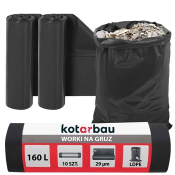 Fóliové vrecia na odpad 160 l sada 2 ks.