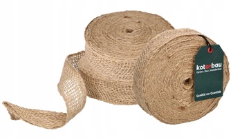 Jutová stuha 3,5 cm × 20 m sada 3 ks.