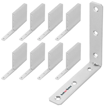 Uholník s prelisom 100x100x20 mm sada 100 ks.