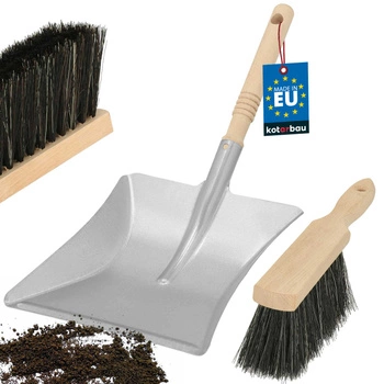 Súprava oceľovej lopaty s drevenou lopatkou