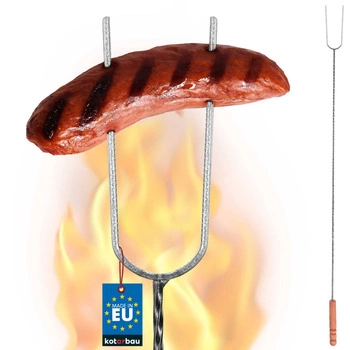 Vidlička na klobásy na ohnisko 100 cm