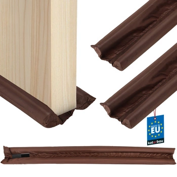 Pena pod dvere 30 mm 95 cm hnedá sada 2 ks