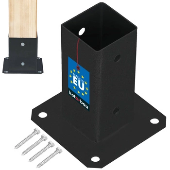 Základ stĺpa skrutková natretý práškovou 60x60 mm