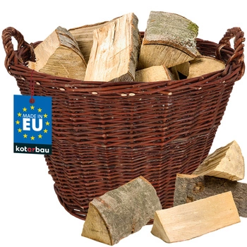 Kôš na skladovanie ovocia zeleniny dreva prútený 55 cm.