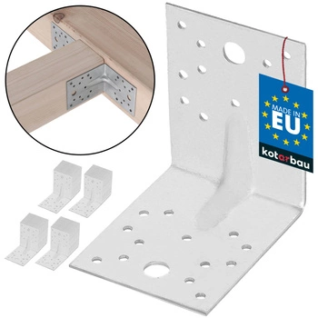 Uholník s prelisom 100x100x80 - 50 ks.