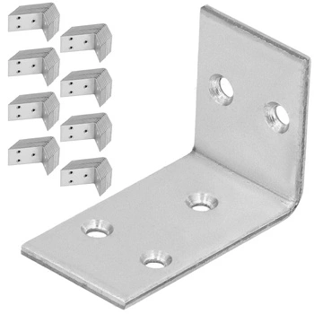 Tesársky uholník nerezový pozinkovaný 30x45x25 mm sada 100 ks.