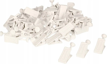 PVC „hríbiky” na stropnú koľajnicu záclon sada 100 ks.