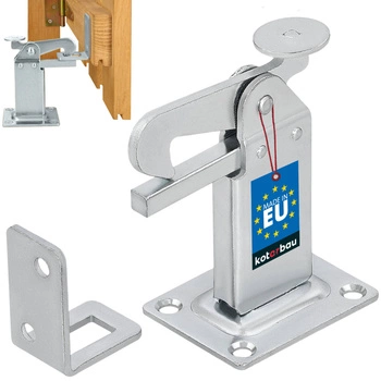 Zámok blokácia dverí brána - Farba strieborná