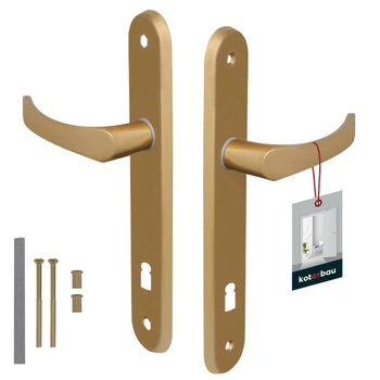 Súprava kľučiek 90 zlatý dlhý kľúč rozeta