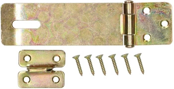 Skrutka zámku dverí zinok žltá 128 mm