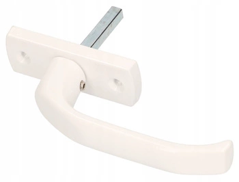 Krátka dverová kľučka 125 mm dvere brána - Farba biela