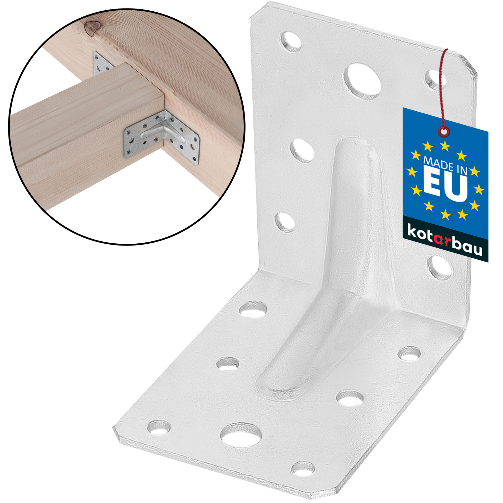 Uholník s prelisom 75x75x55