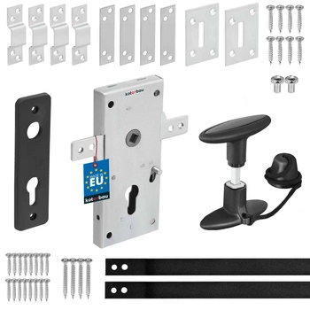 Sada zámkov garážových dverí kastel