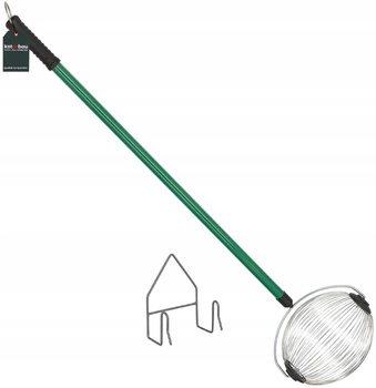 Ručný zberač na gaštany a orechy, rozkladací - Farba strieborná