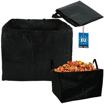 Záhradný kôš na lístie trávu obdĺžnikový zelený 120 l