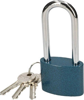 Liatinový visiaci zámok s dlhou rukoväťou 50 mm