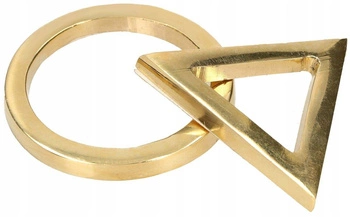 Toaletný samolepiaci štítok kruh trojuholník