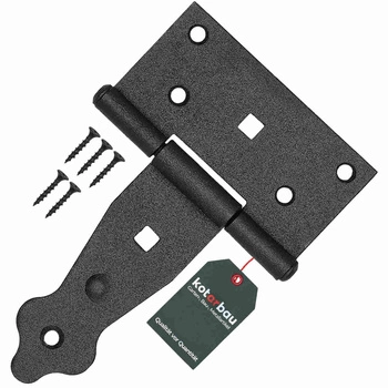 Záves dverí konštrukcie altánku čierny 100 mm