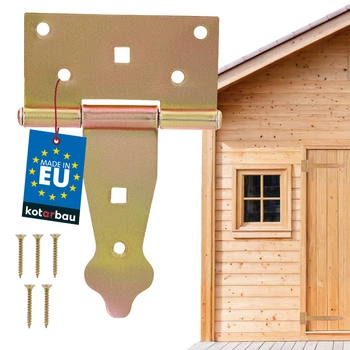 Záves altánku konštrukcia žltý 100 mm