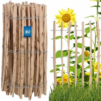 Plot z liesky oplotenie obruba palisáda bridlica 80 cm