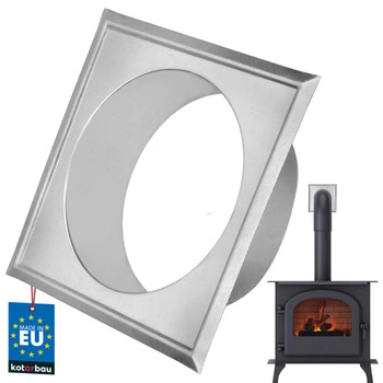 Rozeta pre komínové rúry ø120 pozinkovaná