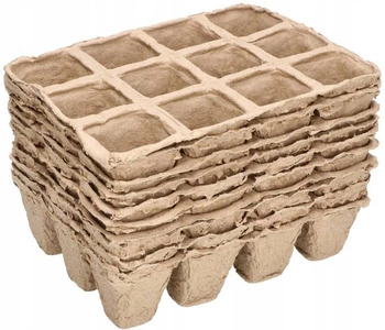 Rašelinové kvetináče pre sadenice eko - 10 paliet