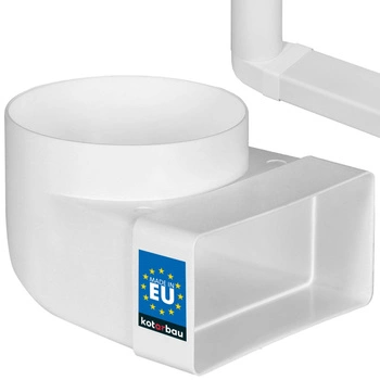 Spojovacie koleno 110x55 variabilné vetranie 100