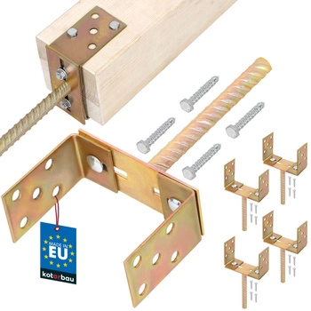 Tyčový podstavec nastaviteľný 0-160 mm s tyčou 200 mm sada 4 ks.