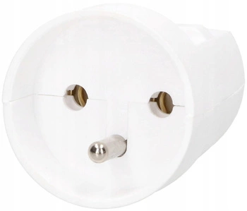 Demontovateľná zásuvka s uzemnením