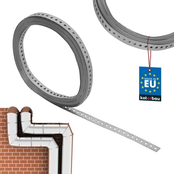 Montážna oceľová pozinkovaná perforovaná páska 20 x 1 mm 25 m