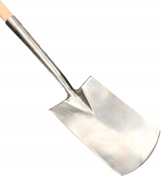 Rýľ z nehrdzavejúcej ocele s drenážnou násadou ostrá lopata