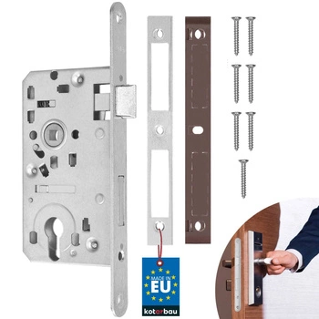 Zadlabávací zámok pre dvere 72/55 pravá vložka