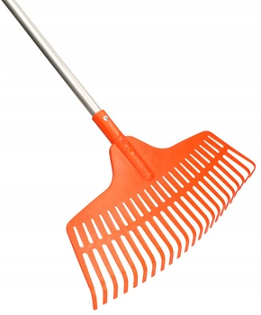 Záhradné hrable na lístie s 23 hrotmi + hriadeľ