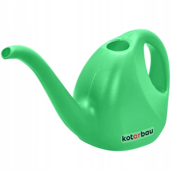 Malá kanvička na zalievanie domáca plastová na rastliny kvety zelená 2 l