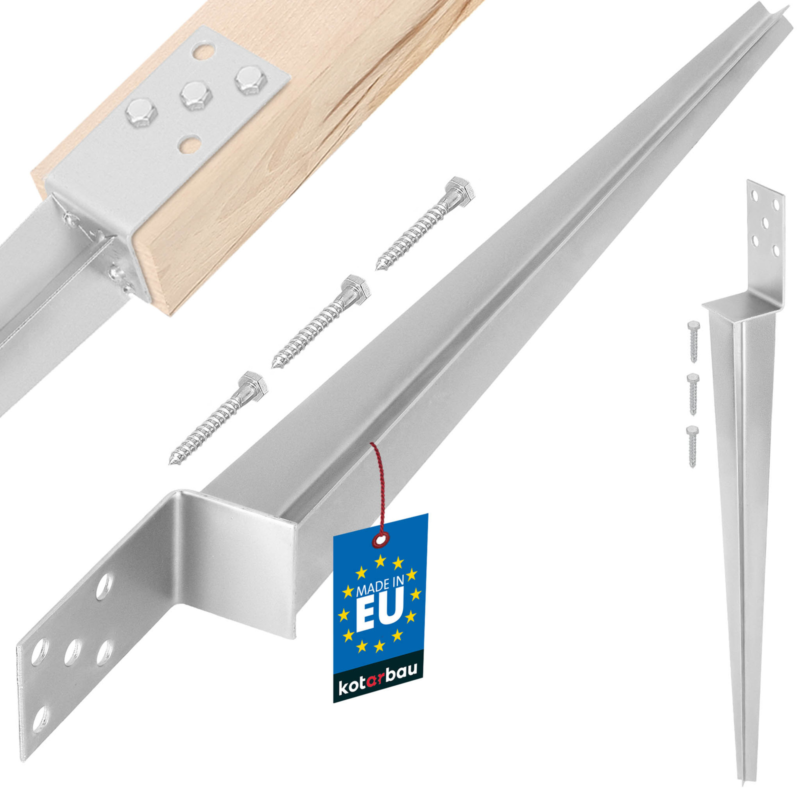 Kotviaca konzola s pohonom na základňu stĺpa typ l - 600 mm