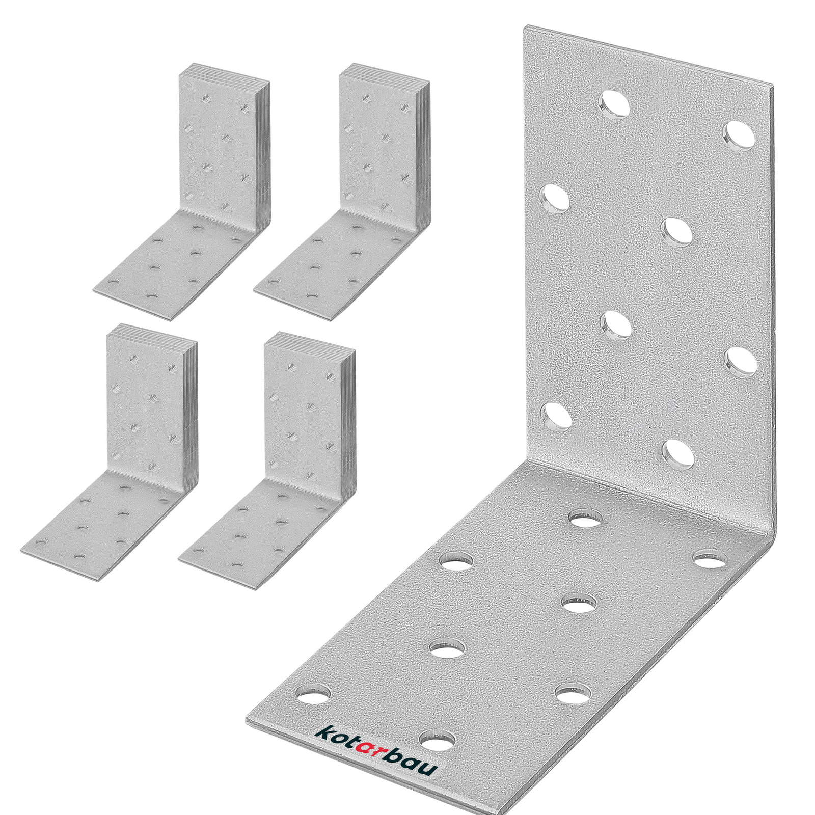 Uholník s prelisom 80x80x40 - 50 ks.