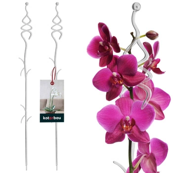 Podpora rastlín plastová transparentná 55 cm sada 2 ks.