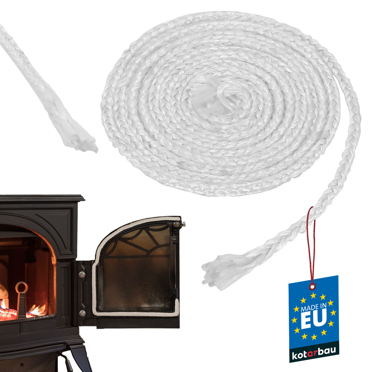 Tesniaci tmel 4 mm tesniaca šnúra pre sporák 2 m