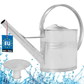 Pozinkovaná záhradná kanva so sitom 10 l