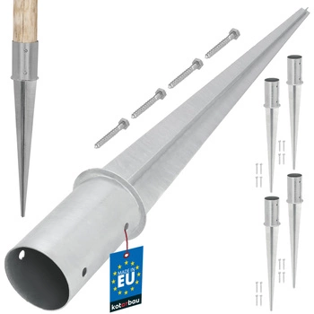 Základňa stĺpa kotva s kladivom fi 80 - 4 ks.