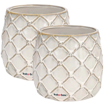 Keramický hrniec ananás fi 145 mm sada 2 ks.