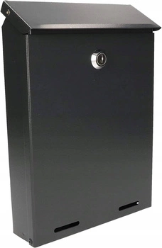 Poštová schránka na listy noviny letáky oceľová 26x18 cm - Farba antracitová