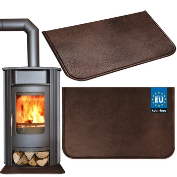 Prefabrikovaný oceľový plech 600x395 mm pod sporák krbová ochranná oceľ meď