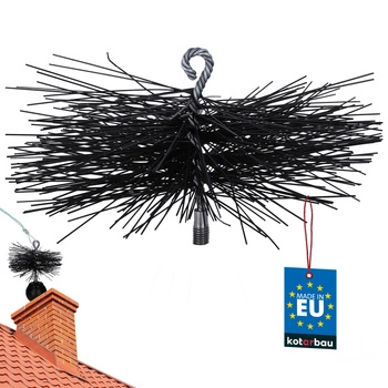 Kefa na čistenie komínov kominárska pvc závit m12 250 mm