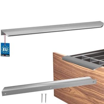 Úchyt nábytkový hliníkový strieborný 320/340 mm