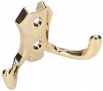 Nástenný vešiak na oblečenie pavúk mosadzný nábytok