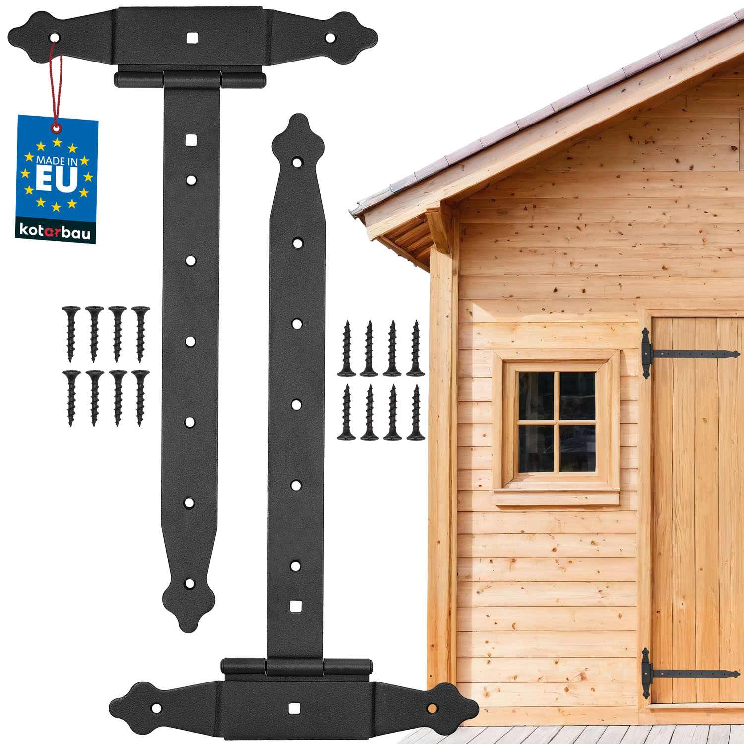 Altánok krížový záves okenice brány 350mm - 2 ks.