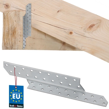 Tesársky spojovací prvok krokvový spojka ľavá 250x35 mm